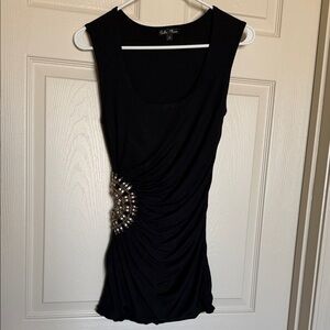 Black Embellished Women's Dress